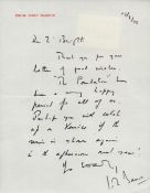 John Barron An Interesting Two-Page 1976 Handwritten Signed Letter From The Actor Discussing His