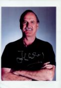 John Cleese signed colour photo 8.25x5.75 Inch. An English comedian and Actor. Good condition. All