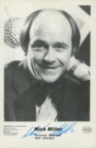 Mick Miller signed 6x4 inch black and white promo photo. English stand-up comedian who has had a