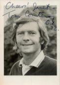 Tom Courtenay signed 6x4 inch approx black and white photo. English actor. After studying at the