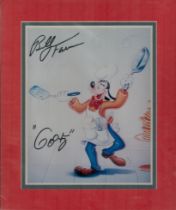 Bill Farmer signed and mounted 11x13 Goofy colour photo. Good condition. All autographs come with