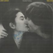Yoko Ono signed 33rpm record sleeve of Double Fantasy. Record included. Good condition. All
