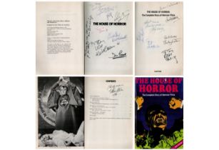 Multi signed signatures such as Sir Christopher Lee, Shirley Easton, Judy Geeson plus many more. '