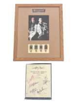 Pirates of the Caribbean signed collection. Includes signed Johnny Depp and Orlando Bloom photo