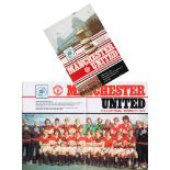 Autographed Man United 1977 : Official Matchday Brochure / Magazine Issued By World Of Sport For The