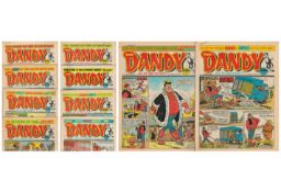 Dandy collection of 10 comics. Dandy NO. 2469 18th March 1989, Dandy NO. 2470 25th March 1989, Dandy