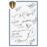 Autographed Leeds United 12 X 8 Crested Photo : A Superbly Produced Custom Made Leeds United Crested