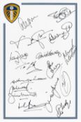Autographed Leeds United 12 X 8 Crested Photo : A Superbly Produced Custom Made Leeds United Crested