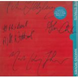 Dire Straits signed 33rpm record sleeve of Making Movies. Signed by Knopfler, Illsley, Withers and