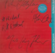 Dire Straits signed 33rpm record sleeve of Making Movies. Signed by Knopfler, Illsley, Withers and