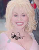 Dolly Parton signed colour photo 10x8 Inch. Is an American singer-songwriter, actress, and