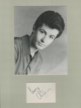 George Chakiris signed 16"x12" black and white colour mount. Good condition. All autographs come