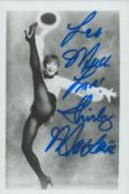 Shirley Maclaine signed 6x4inch black and white photo. Dedicated. Good condition. All autographs