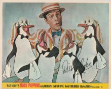 Dick Van Dyke signed vintage promo colour photo 10x8 Inch Walt Disney's Mary Poppins. Is an American