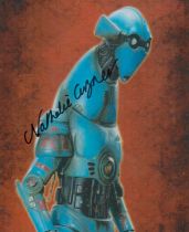 Star Wars Nathalie Cuzner actor signed 10 x 8 inch colour movie scene photo. Nathalie Cuzner is best