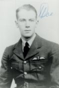 WW2 Battle of Britain fighter ace Bob Doe DSO DFC signed 6 x 4 inch b/w RAF Uniform photo, was the