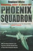 HMS Ark Royal Buccaneer Jet pilot Lt Cdr Steve Park RN signed hardback book Phoenix Squadron by