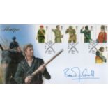 Bernard Cornwall author Sharpe series signed Internetstamps 2007 Army Uniforms FDC with nice image