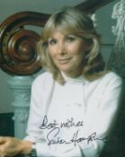 Susan Hampshire actor signed lovely 10 x 8 colour 3/4 length portrait photo. English actress known