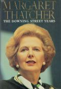 Prime Ministers Margaret Thatcher and John Major signed bookplate inside her hardback book The