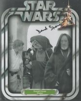 David Stone Wioslea signed 10 x 8 inch colour Star Wars scene photo. Good condition. All