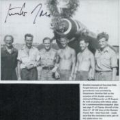 WW2 Luftwaffe fighter ace Gunter Rall KC signed 6 x 4 inch b/w magazine photo WW2 era picture.