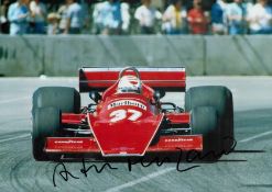 Formula One Motor Racing Arturo Merzario signed 12 x 8 inch colour action photo. Arturo Francesco