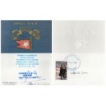 Titanic survivor Millvina Dean signed 1998 RMS Titanic card, signed inside with Easdale Island 3/7/