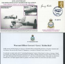 WW2 Gerry Hobbs 617 Dambuster sqn signed Attack on Le Havre RAF cover 2010. Rare numbered 1 of 15 on