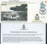 WW2 John Bell 617 Dambuster sqn signed Attack on Wizernes V Weapons Store RAF cover 2010. Rare