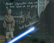 Star Wars Ross Beadman signed rare 10 x 8 inch colour photo with inscription. Master Skywalker There