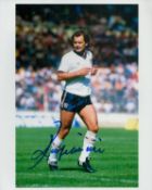 Football Ray Wilkins signed 10 x 8 inch colour photo in England kit. Good condition. All