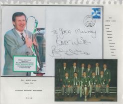 Football Celtic Billy McNeil Lisbon Lion signed 1999 Millennium Greatest cover. Set with corner