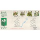 David Attenborough signed rare 1986 Nature Conservation FDC British Wildlife Appeal. Cat £25