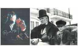 Oliver Ron Moody as Fagin and Mark Lester signed on 2 10 x 8 inch photos. Good condition. All