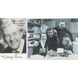 The Good Life Richard Briers and Felicity Kendall signed on two b/w photos both dedicated. Good