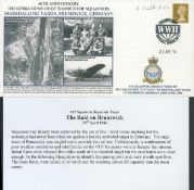 WW2 R Smith DFC 617 sqn signed Raid on Brunswick Marshalling Yards RAF cover 2010. Rare numbered 1