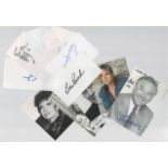 TV Film signed collection of 5 photos and 6 white cards includes autographs of Jeremy Irons, Bert