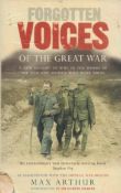 Great War WW2 Navy William Stone signed softback book Forgotten Voices by Max Arthur. Poor condition