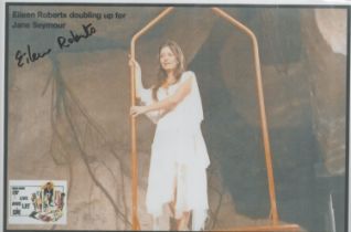 James Bond actress Eileen Roberts signed 10 x 8 colour photo from Live and Let Die, she was Jane