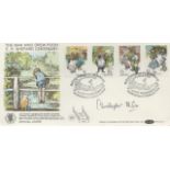 Christopher Milne signed E H Shepard official Benham Year of the Child FDC. Special Winnie the