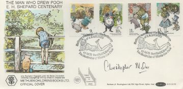 Christopher Milne signed E H Shepard official Benham Year of the Child FDC. Special Winnie the