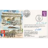 Lt Gen D Lang DSO MC, Lancastria survivor G Skelton signed 1990, 50th Ann Fall of France cover