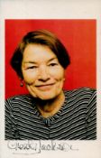 Glenda Jackson signed 6x4inch colour photo. Good condition. All autographs come with a Certificate