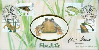 Chris Baines signed Pondlife FDC Liverpool 10th July 2001. Good condition. All autographs come