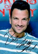 Peter Andre signed 7x5inch colour photo. Dedicated. Good condition. All autographs come with a