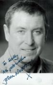 John Nettles signed 5.5x3.5 inch black and white photo. Dedicated. Good condition. All autographs