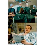 Only When I Laugh collection 2, 10x8 inch signed photos 1, James Bolam and 1, James Bolam and