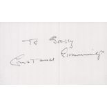 Constance Cummings signed 5x3 inch white index card. Good condition. All autographs come with a