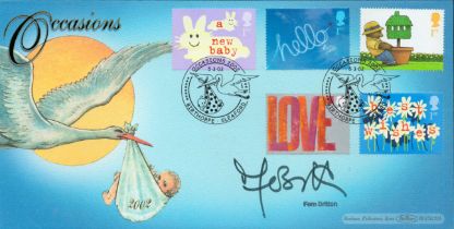 Fern Britton signed Occasions FDC Birthorpe Sleaford 5th March 2002. Good condition. All